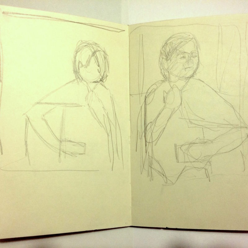 Study For Northern Bather 3 